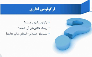 برگزاری دوره ارگونومی اداری